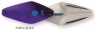 DAM Effzett Pro Trout Inline Spoons 2,8 - Purple Black UV